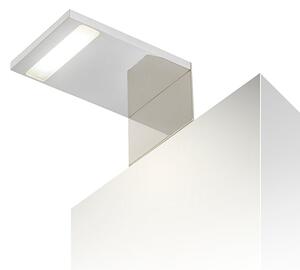 Koupelnové nástěnné LED svítidlo PARIS na skříňku, chrom, 3 W, teplá bílá 3000 K, IP44