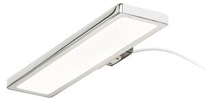 Koupelnové nástěnné LED svítidlo SAVOY 24 na skříňku, chrom, 8 W, teplá bílá 3000 K, IP44