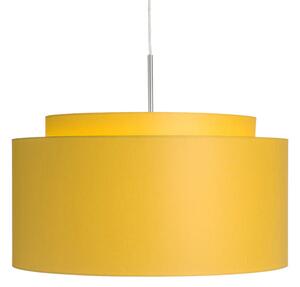 Stínidlo DOUBLE 55/30, Polycotton černé, vnitřek bílý PVC