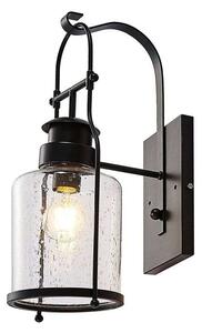 Lindby - Rozalie Nástěnné Světlo Clear/Black
