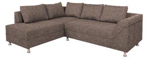 ROHOVÁ SEDAČKA, textil, kompozitní dřevo, cappuccino P & B - Sedací soupravy, Online Only