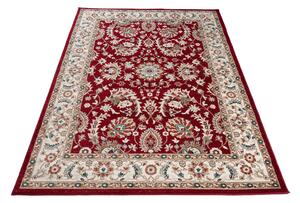 Makro Abra Kusový koberec klasický DUBAI L752A červený Rozměr: 300x400 cm