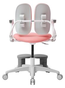 DUORest Dětská židle - DUORest MILKY s podpěrou pro nohy - růžová