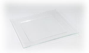 BDK-GLASS Servírovací tác MAXIM 25x25cm Barva: Čiré sklo