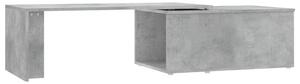Konferenční stolek betonově šedý 150 x 50 x 35 cm dřevotříska
