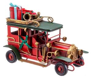 Kovová vánoční figurka (výška 8 cm) Vintage Car – Casa Selección