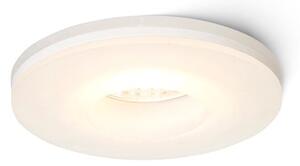 Zápustné LED svítidlo KAY R, satinované sklo, 5 W, teplá bílá 3000 K