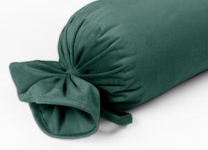 Biante Sametový polštář válec bonbon SV-036 Ledově zelený 2 15x40 cm