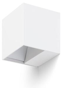 Venkovní nástěnné LED svítidlo CARRE, bílé, 2× 3 W, teplá bílá 3000 K, IP54
