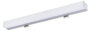 Koupelnové nástěnné LED svítidlo LEVIA 60, hliník, 12 W, teplá bílá 3000 K, IP44