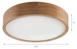 Brilagi - LED Stropní svítidlo CARVALHO LED/36W/230V dub pr. 37,5 cm
