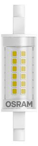 LED žárovka OSRAM SLIM LINE 78mm čirá, patice R7S, ekvivalent 60 W, teplá bílá 2700 K