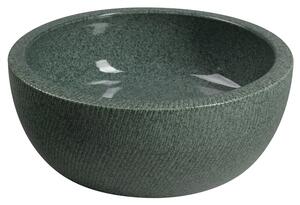 SAPHO - PRIORI keramické umyvadlo, průměr 42 cm, zelená (PI013)