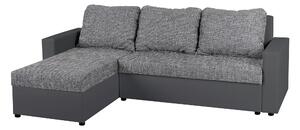 ROHOVÁ SEDAČKA, textil, kompozitní dřevo, šedá P & B - Sedací soupravy, Online Only