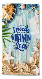 Sametová plážová osuška 100x180 cm Vitamin Sea – Good Morning