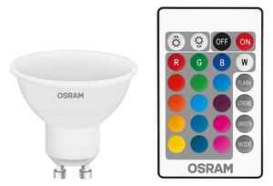 LED žárovka OSRAM RGBW PAR16 bílá, patice GU10, ekvivalent 25 W, teplá bílá 2700 K