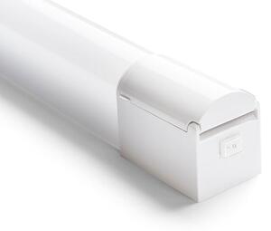 Koupelnové nástěnné LED svítidlo FLORIO 49, bílé, 8 W, teplá bílá 3000 K, IP44
