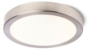 Koupelnové stropní LED svítidlo BARRY LED, matný nikl, 12 W, teplá bílá 3000 K, IP44