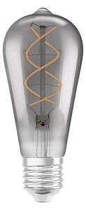 LED žárovka OSRAM Vintage Edison SPIRAL kouřová, patice E27, ekvivalent 15 W, teplá bílá 1800 K