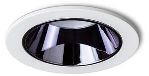 Zápustné LED svítidlo ANSEL, bílá/černý chrom, 12 W, teplá bílá 3000 K
