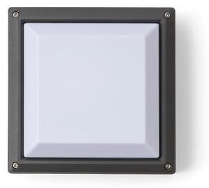 Venkovní přisazené nástěnné svítidlo DELTA 215, antracitové, patice E27, 15 W, IP54