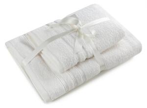 Bílá dárková sada ručníků LOCA