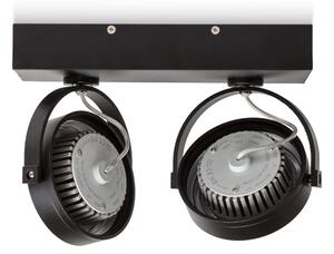Nástěnné LED svítidlo KELLY LED II, černé, 2× 12 W, teplá bílá 3000 K, stmívatelné