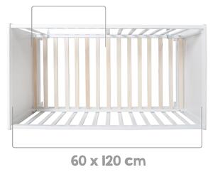 Dětská postýlka ROXIE bílá, 60x120 cm