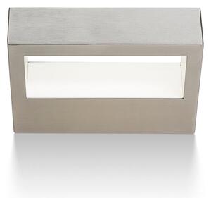 Venkovní nástěnné LED svítidlo CHLOE, nerezová ocel, 9 W, teplá bílá 3000 K, IP65