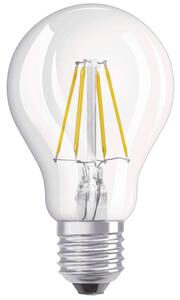 LED žárovka OSRAM Retrofit Classic A čirá, patice E27, ekvivalent 40 W, teplá bílá 2700 K, stmívatelná