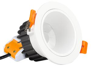 Miboxer LED zápustné svítidlo RGB+CCT Mi-light, 6W, 2.4GHz, antirflexní, RF ovládání, FUT070