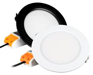 Miboxer LED zápustné svítidlo RGB+CCT Mi-light, 9W, 2.4GHz, RF ovládání, FUT061 Barva: Černá