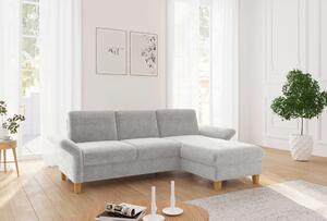 ROHOVÁ SEDAČKA, textil, světle šedá Sit & More - Sedací soupravy, Online Only