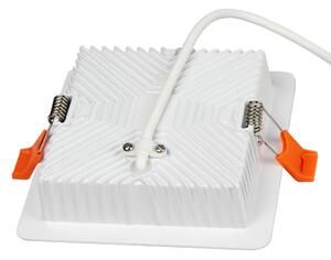 Miboxer LED zápustné čtvercové svítidlo RGB+CCT Mi-light, 9W, 2.4GHz, RF ovládání, FUT064