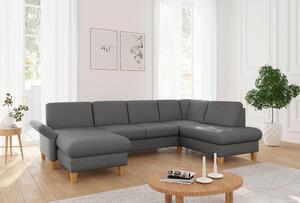 SEDACÍ SOUPRAVA, textil, tmavě šedá Sit & More - Sedací soupravy, Online Only