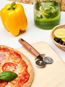 Sinsay - Nůž na pizzu s rádýlkem na těsto 2 v 1 - hnědá