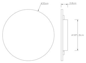Globo 78390-14 - LED Nástěnné svítidlo JILLIAN LED/14W/230V 3000K