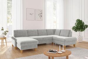 SEDACÍ SOUPRAVA, textil, světle šedá Sit & More - Sedací soupravy, Online Only