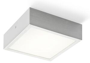 Přisazené závěsné LED svítidlo STRUCTURAL LED 20x20, česaný hliník, 12 W, teplá bílá 3000 K