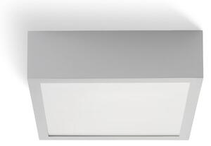 Přisazené závěsné LED svítidlo STRUCTURAL LED 20x20, česaný hliník, 12 W, teplá bílá 3000 K