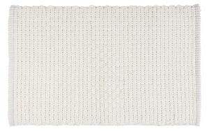 Bílá textilní koupelnová předložka 50x80 cm Ecoli – Wenko
