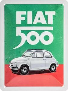 Plechová cedule Fiat 500 Italian Colours