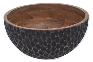 PremierHousewares Velká dřevěná mísa Kara, mango wood, 35 cm