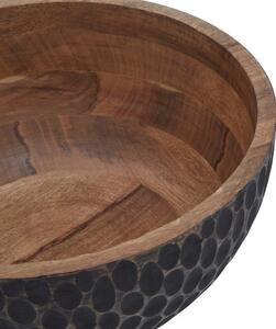 PremierHousewares Velká dřevěná mísa Kara, mango wood, 35 cm