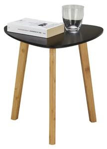 Přístavný stolek BURNETT černá/bambus