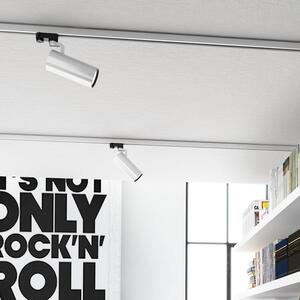Lištové LED svítidlo FANGIO pro tříokruhovou lištu, stříbrnošedé, 25 W, teplá bílá 3000 K