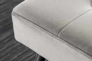 Lavice BOUTIQUE 100 CM šedá samet Nábytek | Doplňkový nábytek | Pokojové lavice
