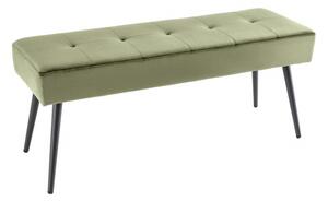 Lavice BOUTIQUE 100 CM olivově zelená samet Nábytek | Doplňkový nábytek | Pokojové lavice