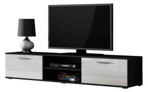 TV stolek 180 SOHO SH3C černý / bílý lesk