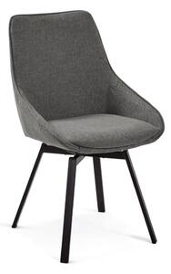 Tmavě šedá jídelní židle Jenna – Kave Home